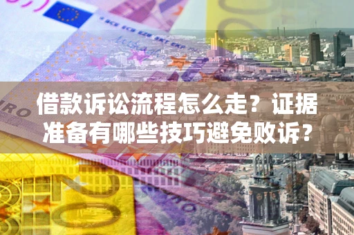 武汉借款诉讼流程怎么走？证据准备有哪些技巧避免败诉？