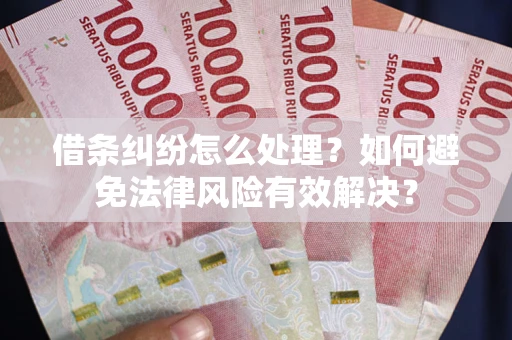 武汉借条纠纷怎么处理？如何避免法律风险有效解决？