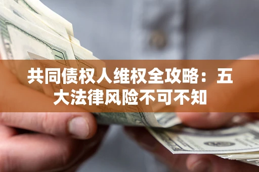 武汉共同债权人维权全攻略：五大法律风险不可不知