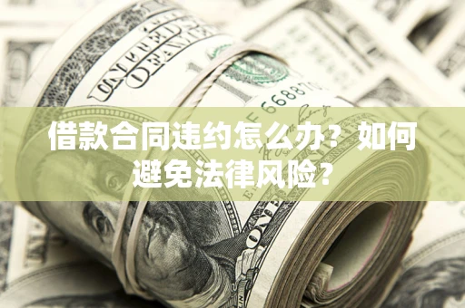 武汉借款合同违约怎么办？如何避免法律风险？
