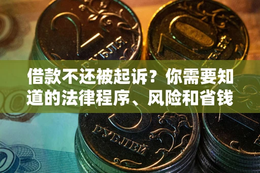 武汉借款不还被起诉？你需要知道的法律程序、风险和省钱技巧