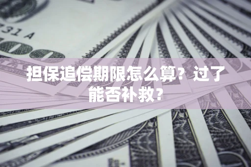 武汉担保追偿期限怎么算？过了能否补救？